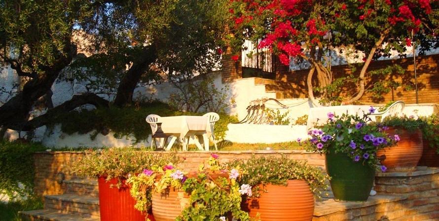 Pension Gerania Asos Habitación foto